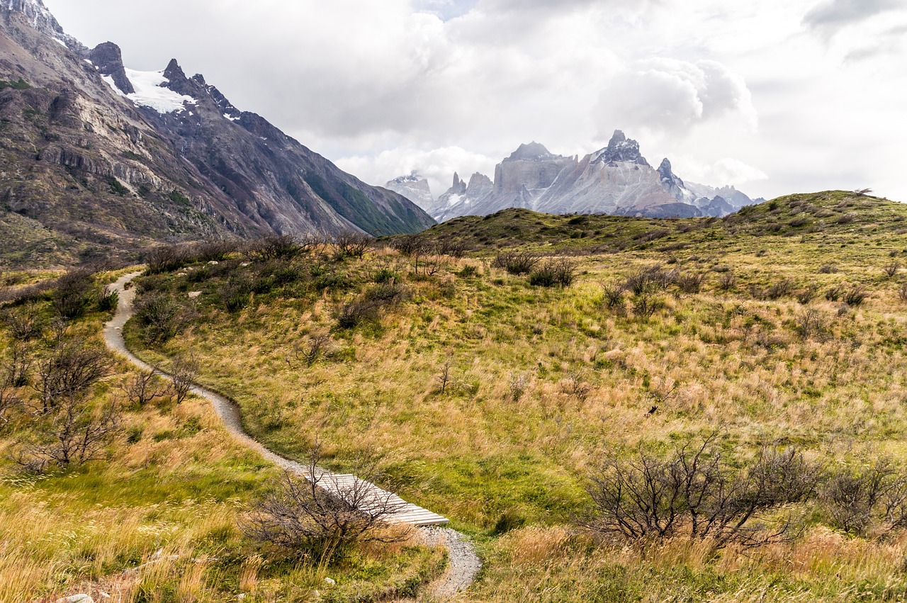 way path mountains free photo