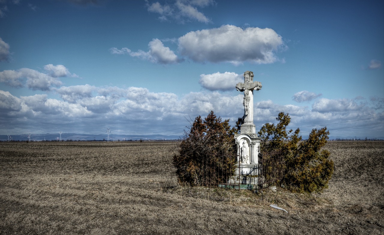 wayside cross religion free photo