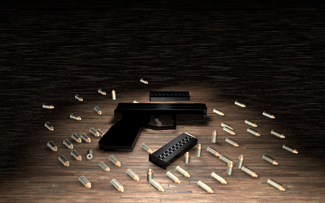 weapon cartridges pistol free photo