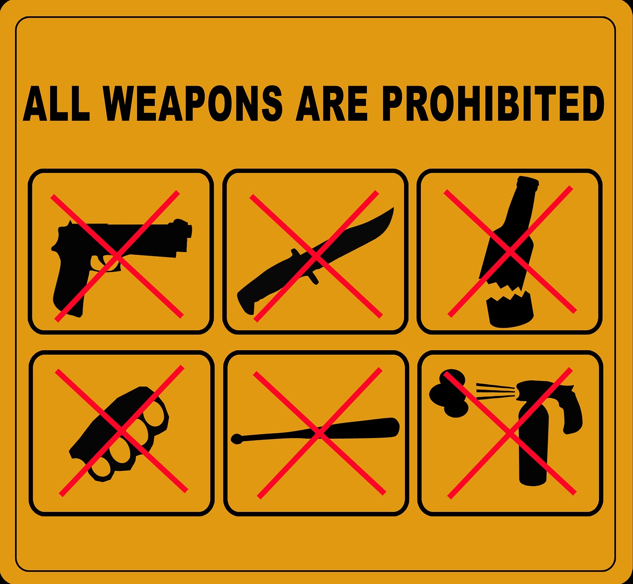 weapons ban  weapons  prohibited free photo