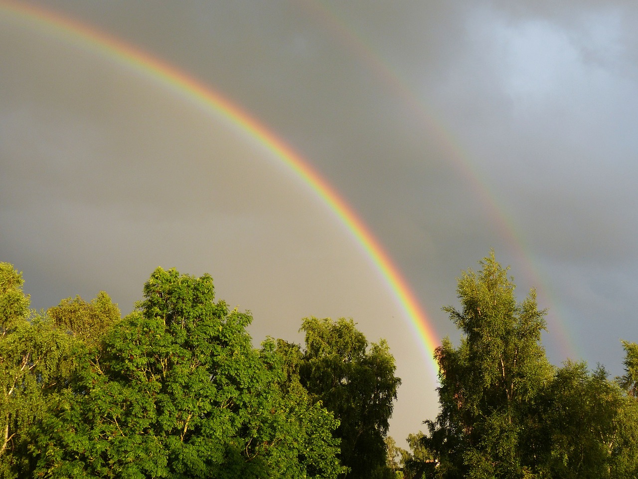 weather rainbow mood free photo