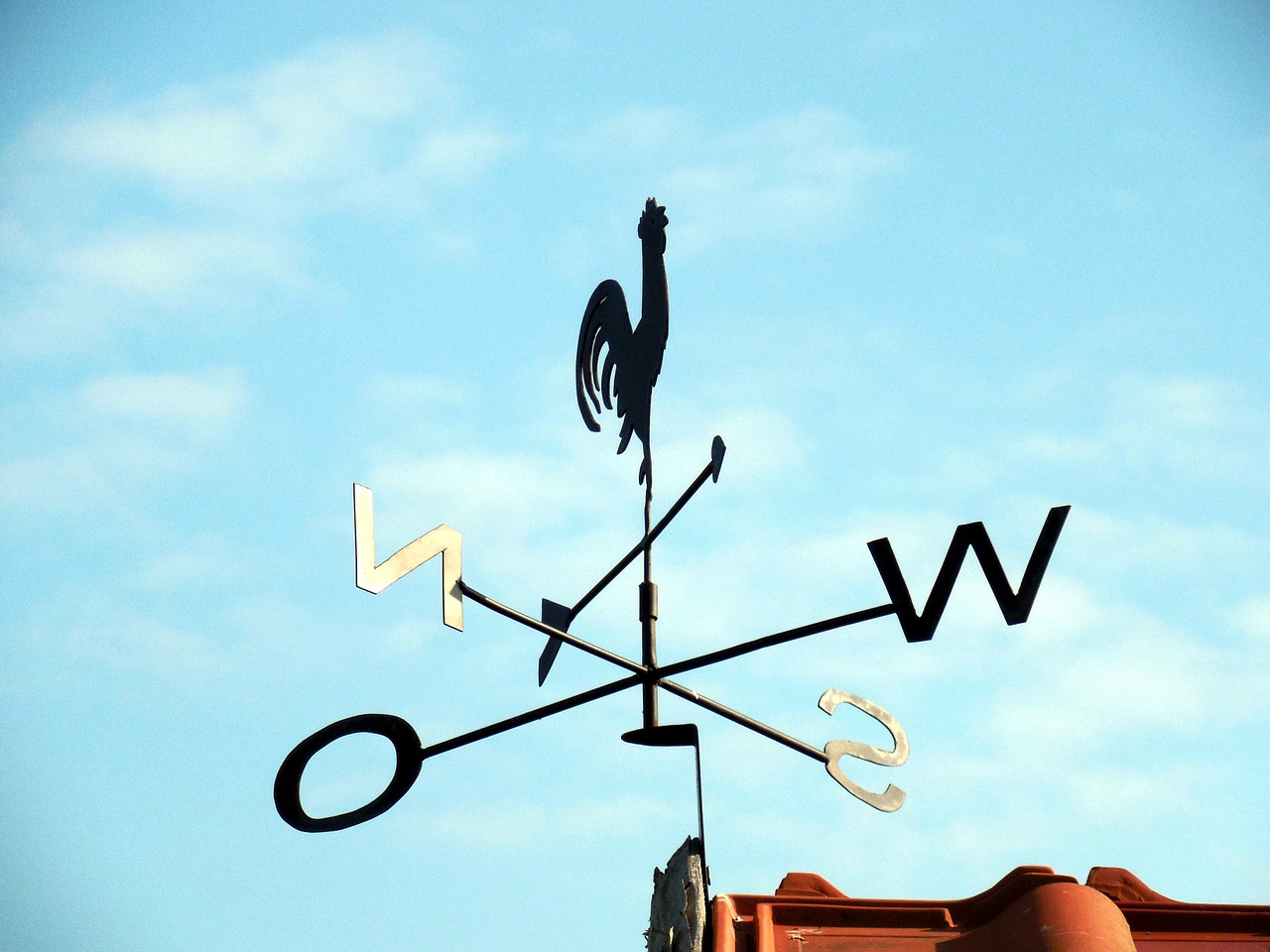 weather vane compass point wind direction free photo