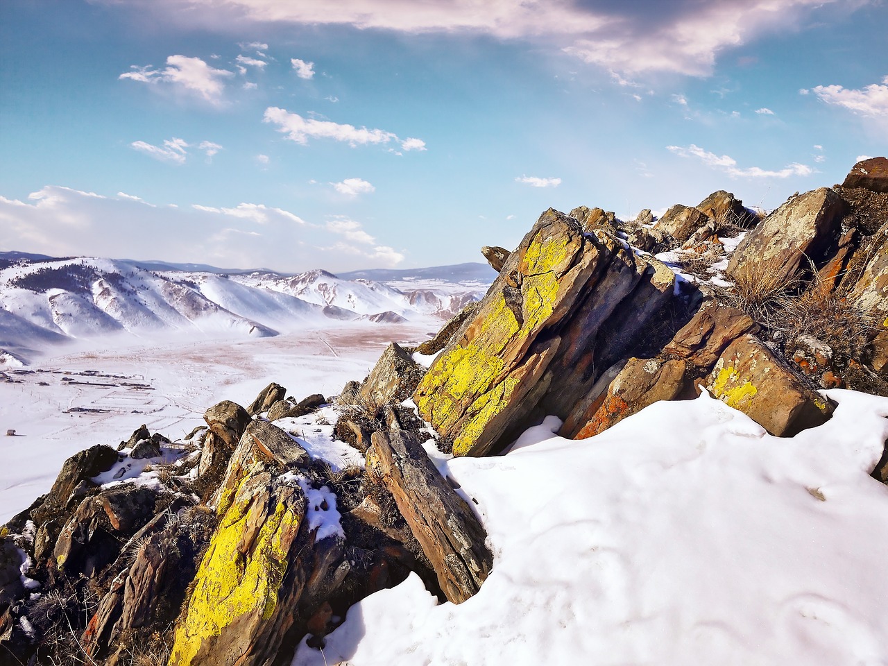 weave wintry rock free photo