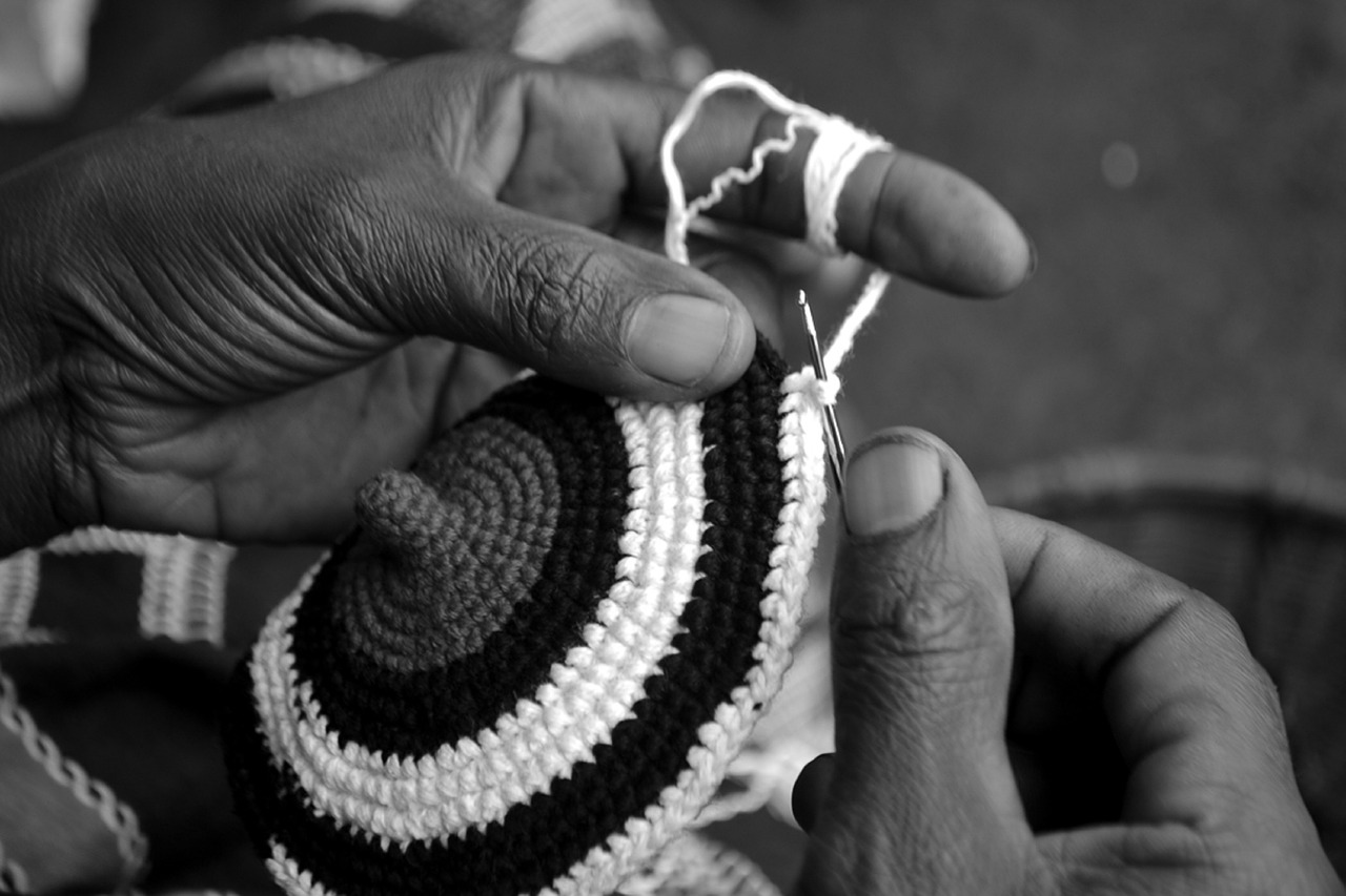 weaving handmade hat african free photo