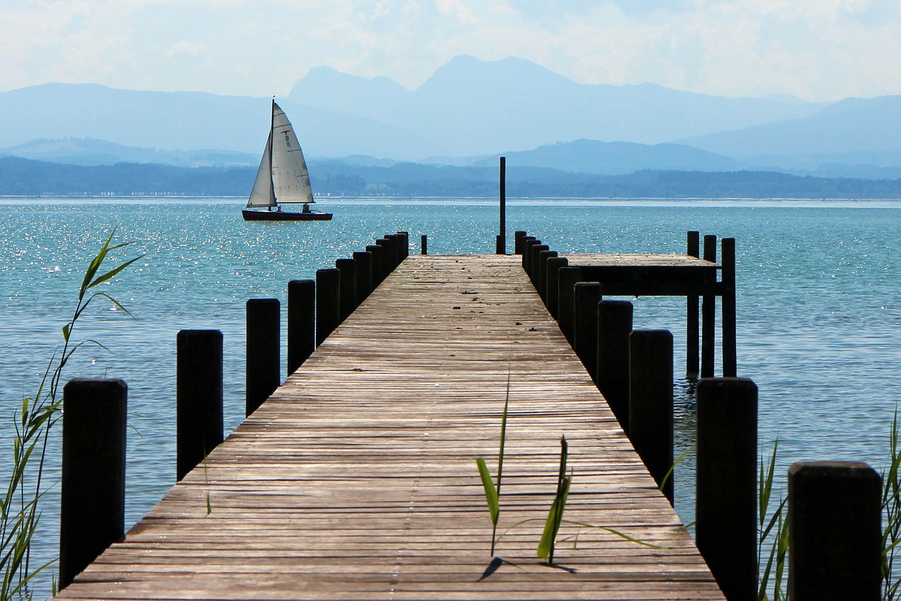 web boardwalk horizon free photo