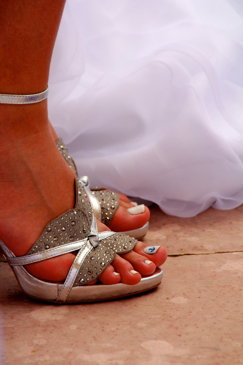 wedding shoes bride free photo