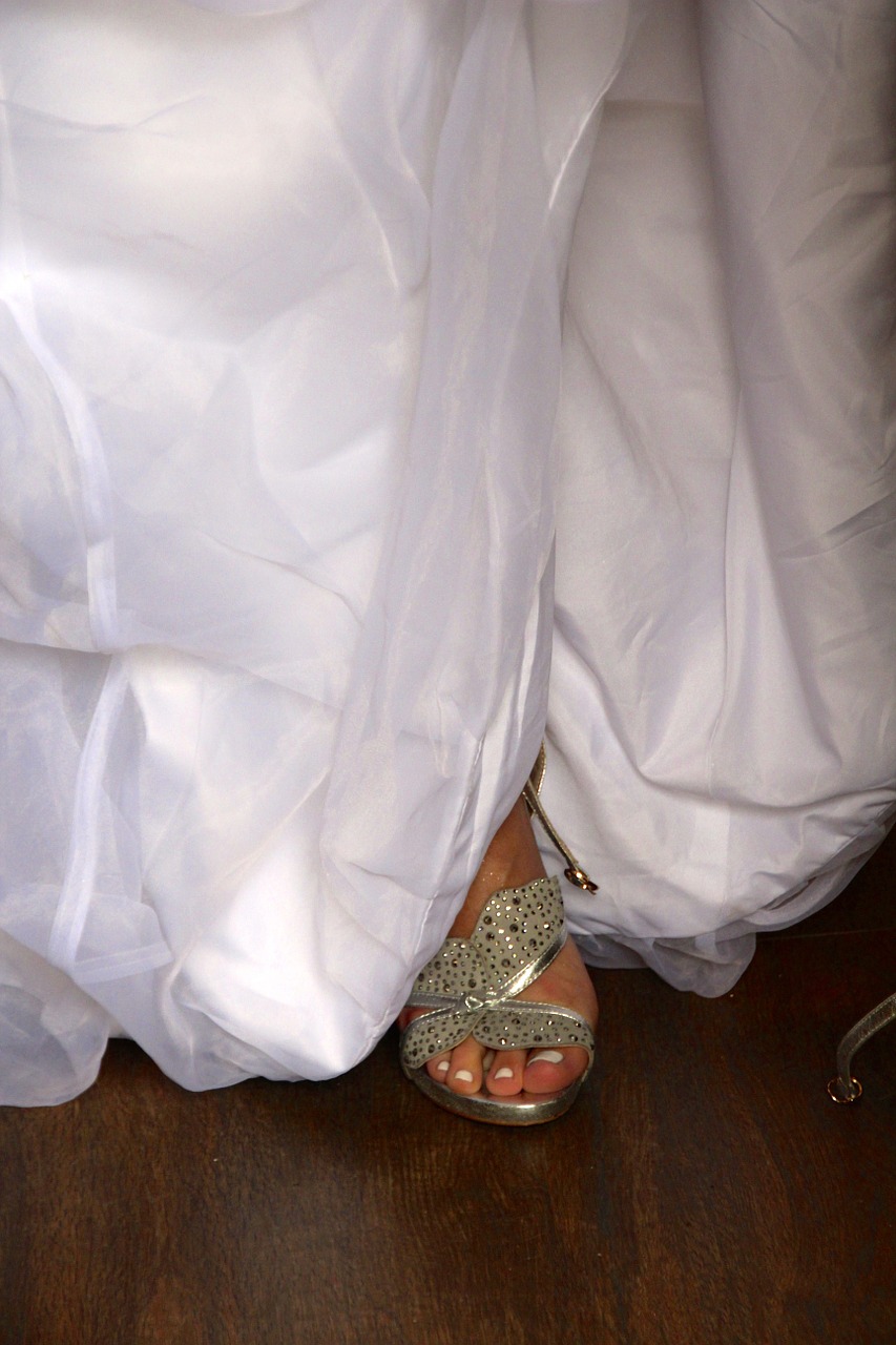 wedding shoes bride free photo