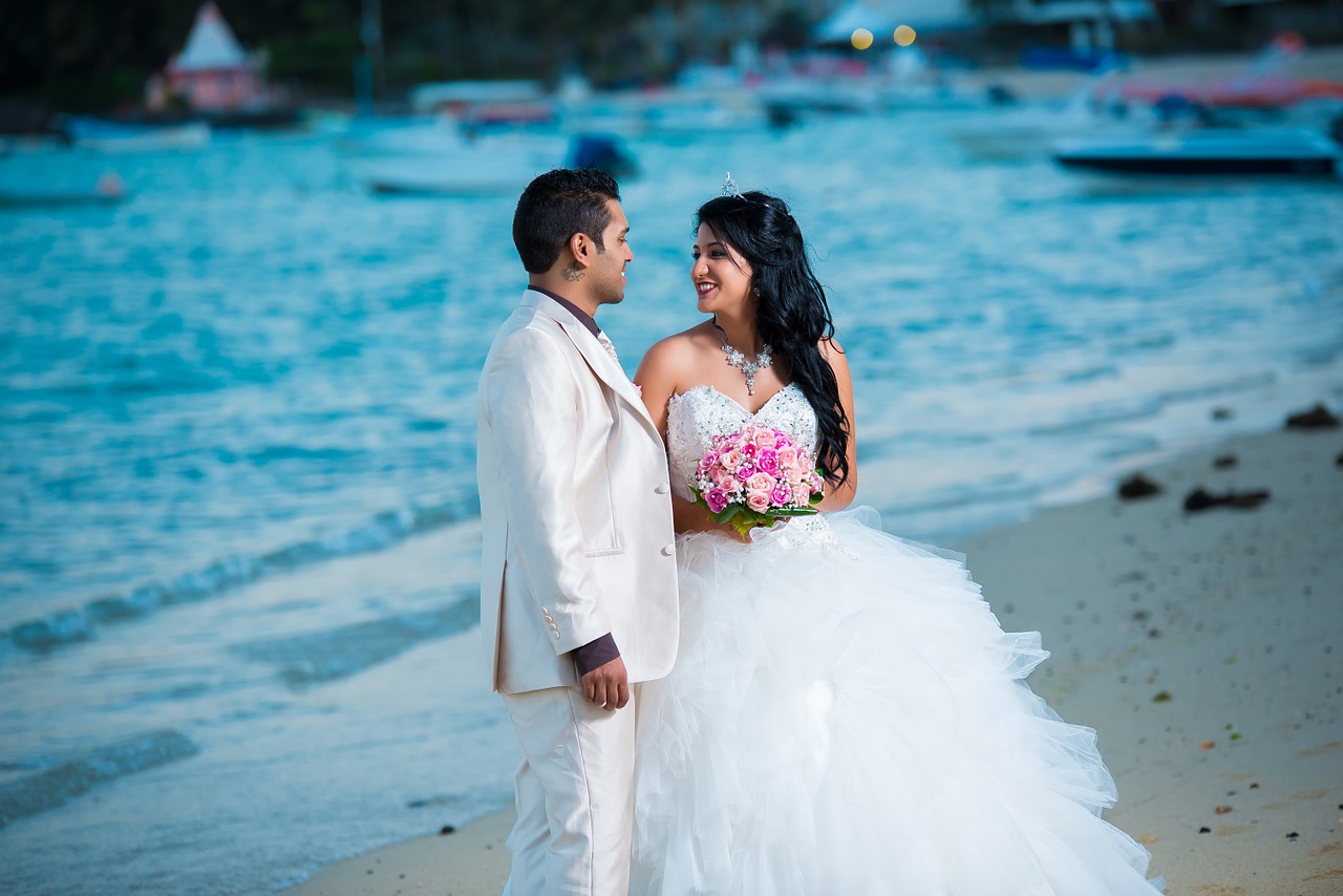 wedding beach marriage free photo