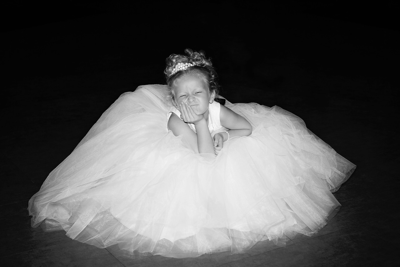 wedding flower girl dress free photo