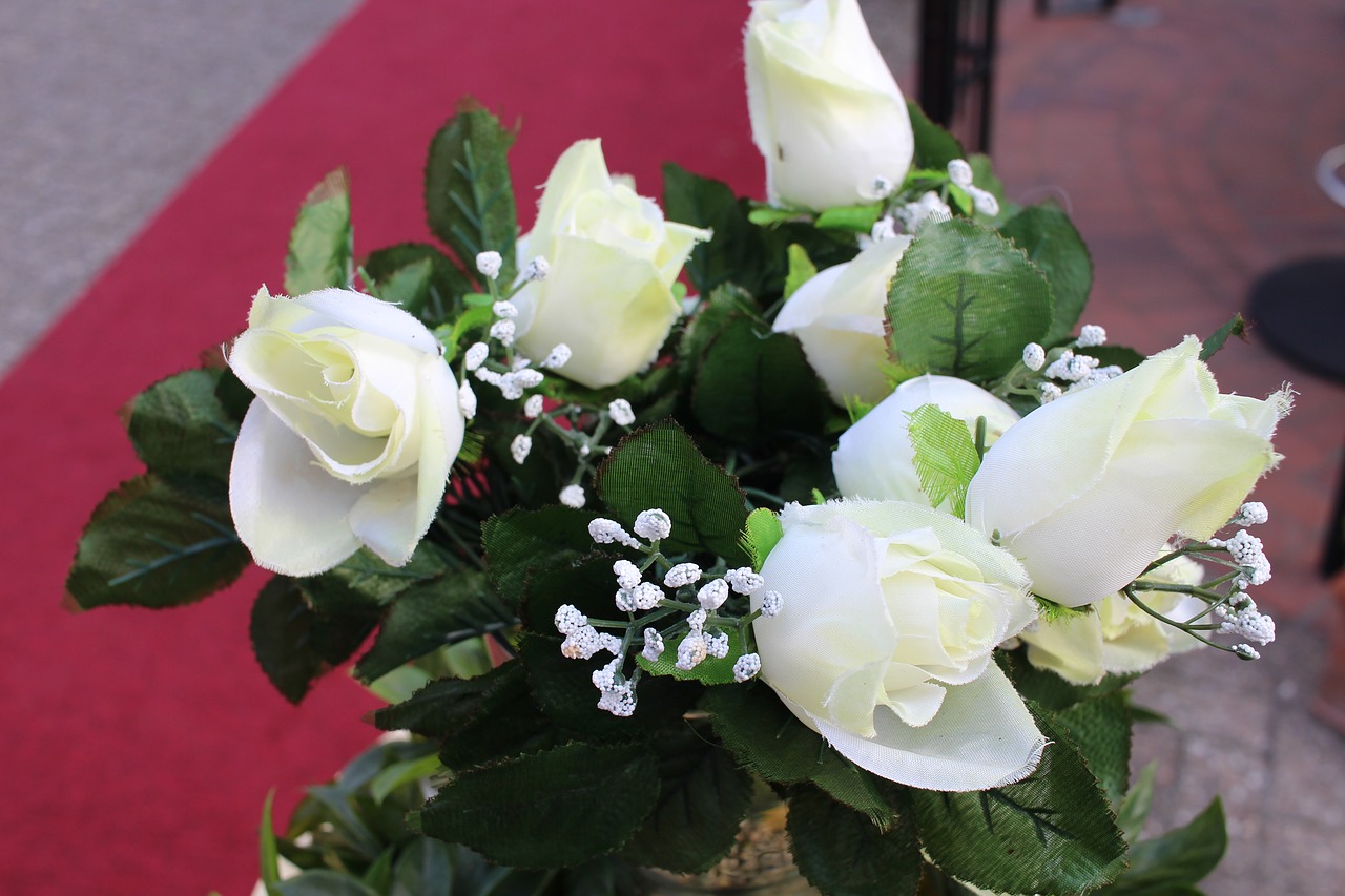 wedding flowers white flowers free photo