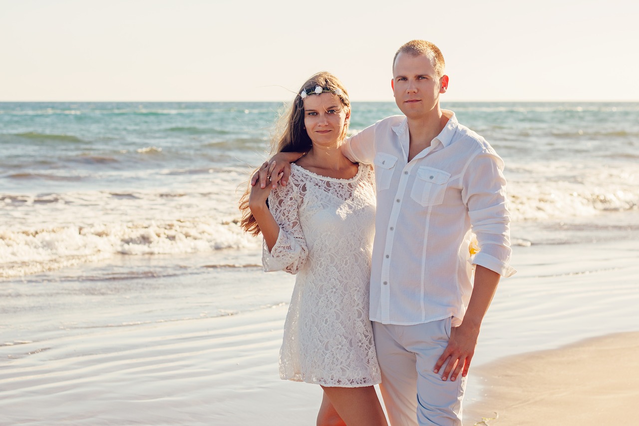 wedding beach wedding love free photo