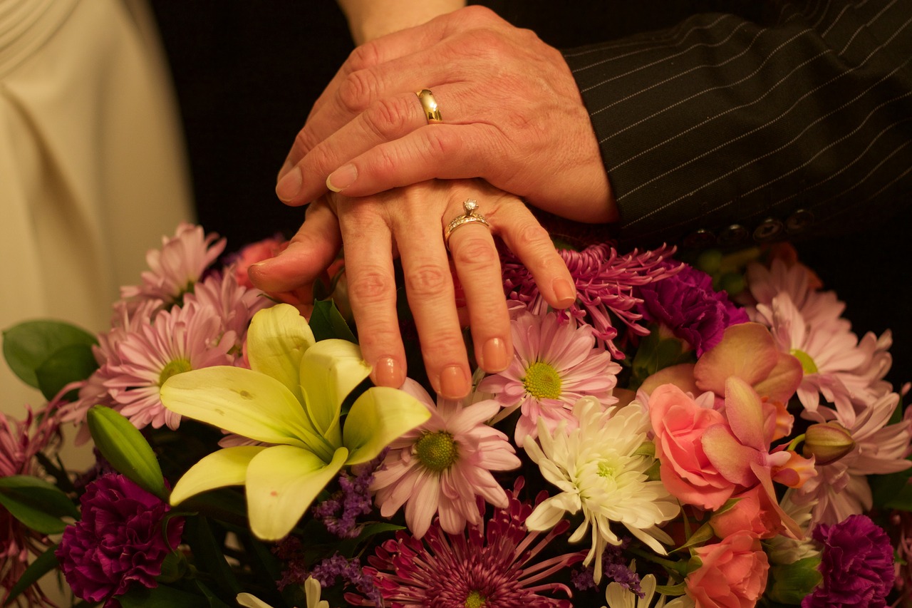 wedding hands rings free photo