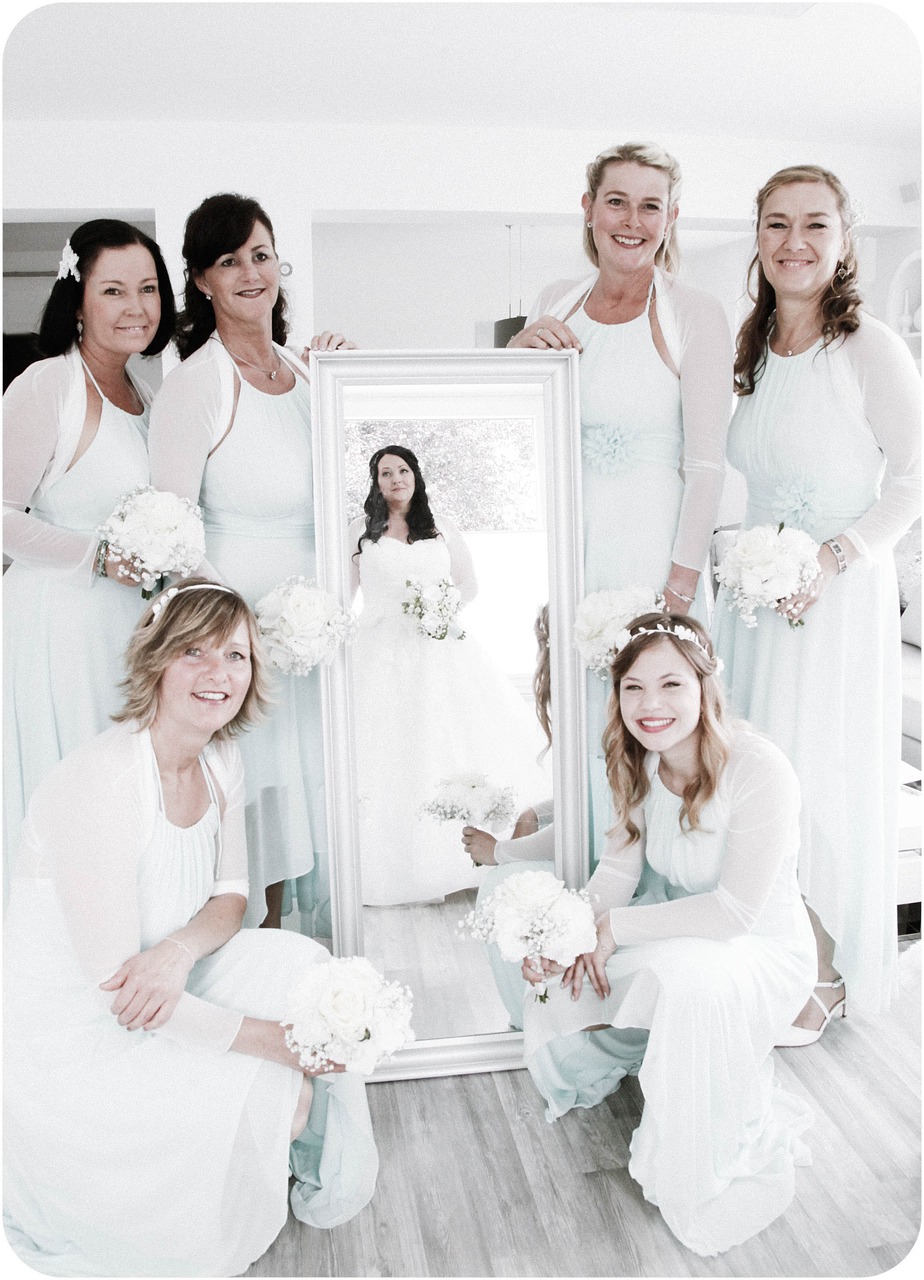 wedding bridesmaids free pictures free photo