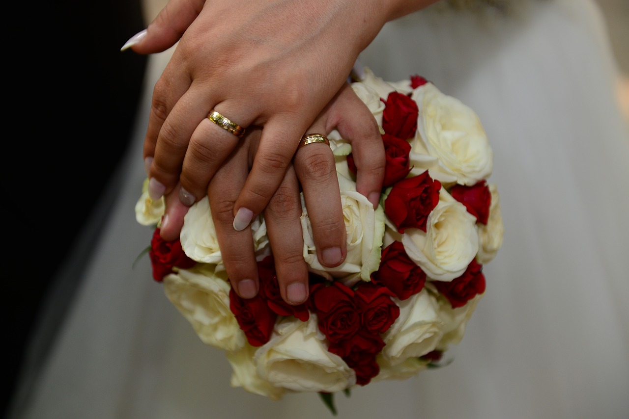 wedding bouquet love free photo