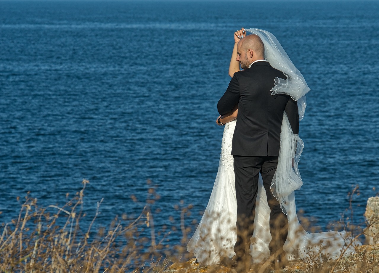 wedding bride groom engage free photo