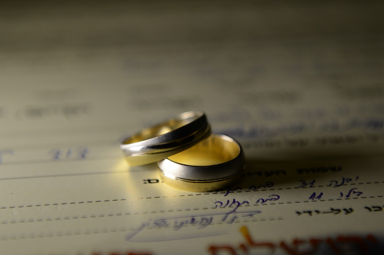 wedding rings golden free photo