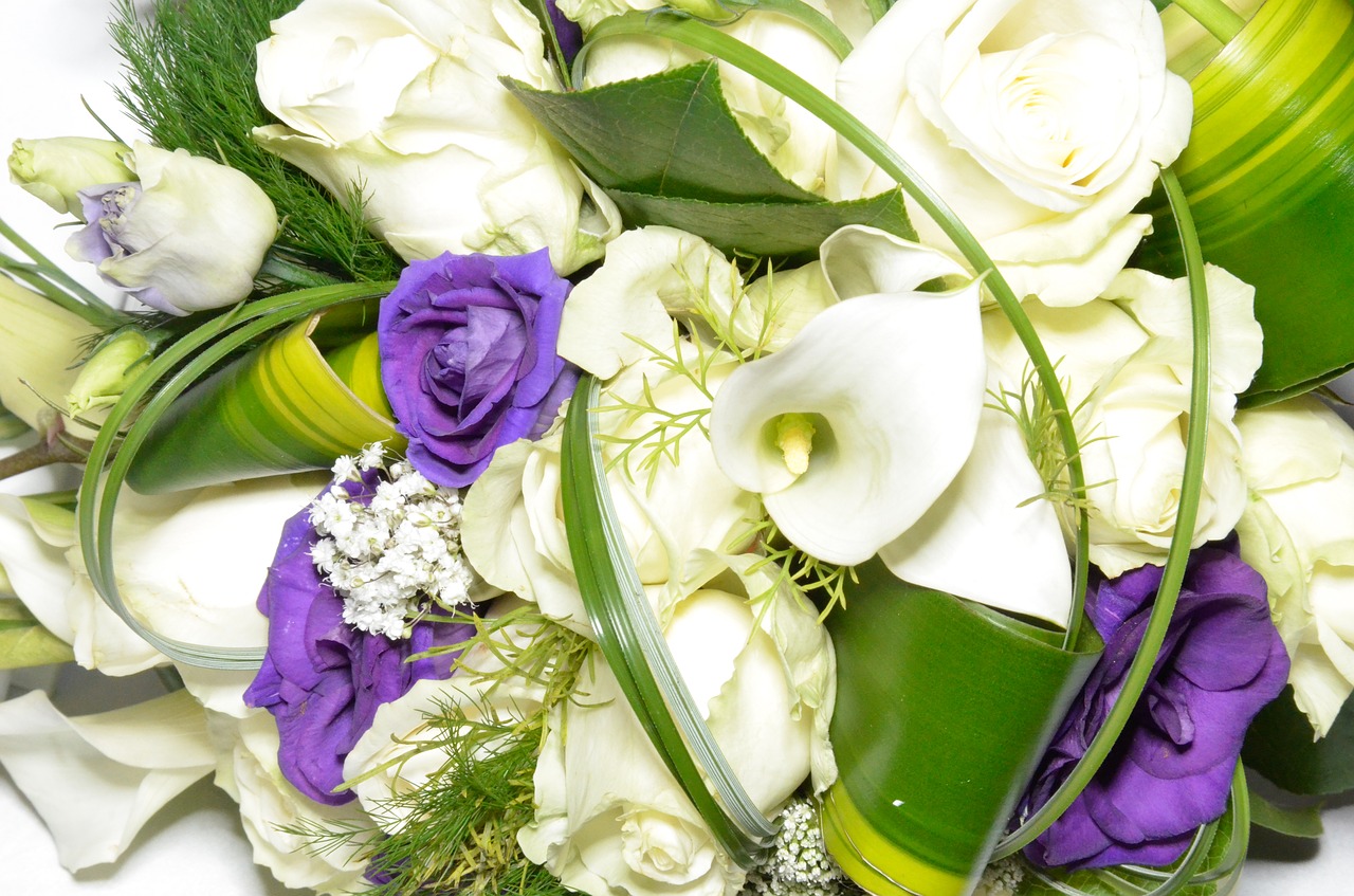 wedding flower floral composition free photo