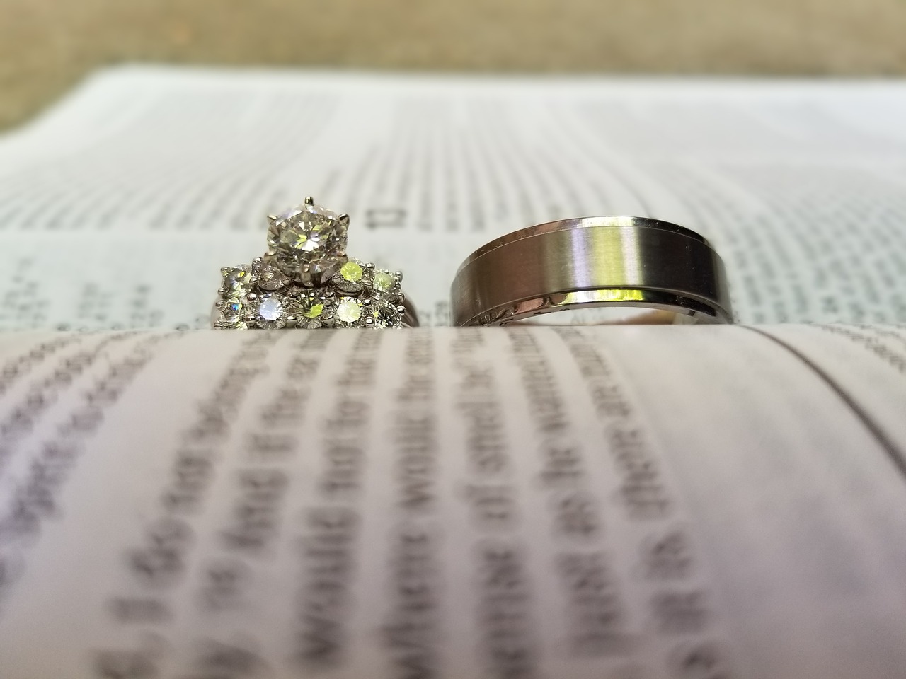 wedding rings bible free photo