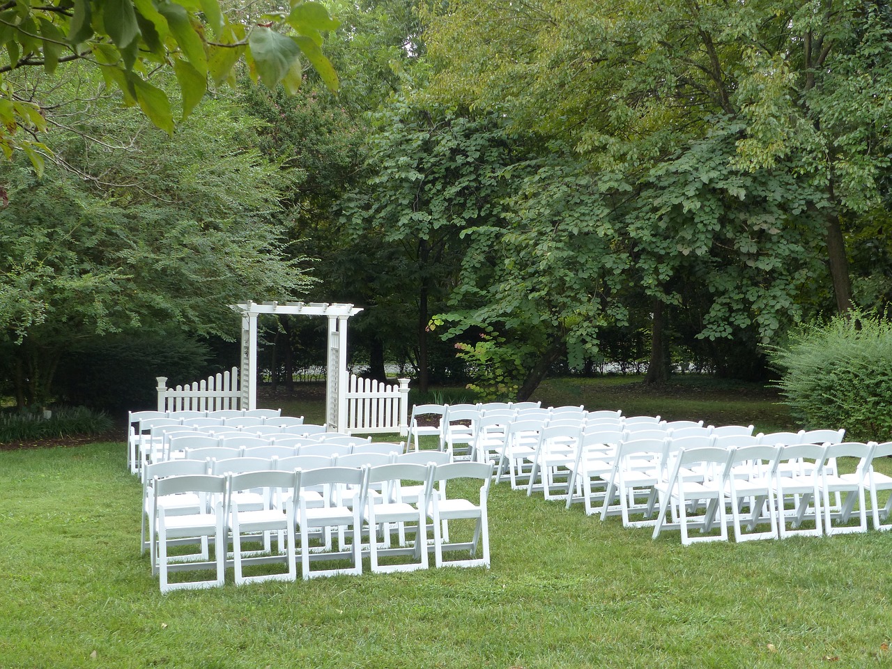 wedding garden white free photo