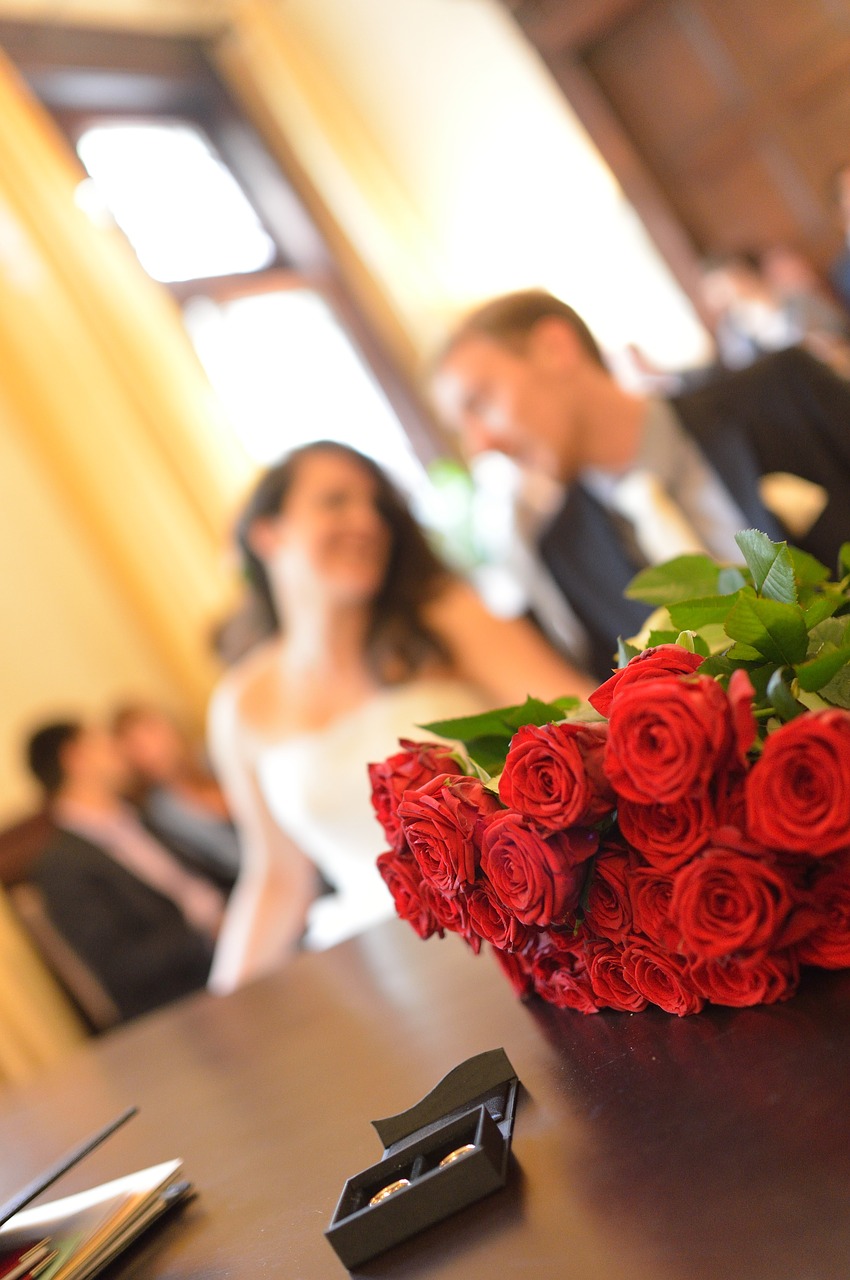 wedding love roses free photo