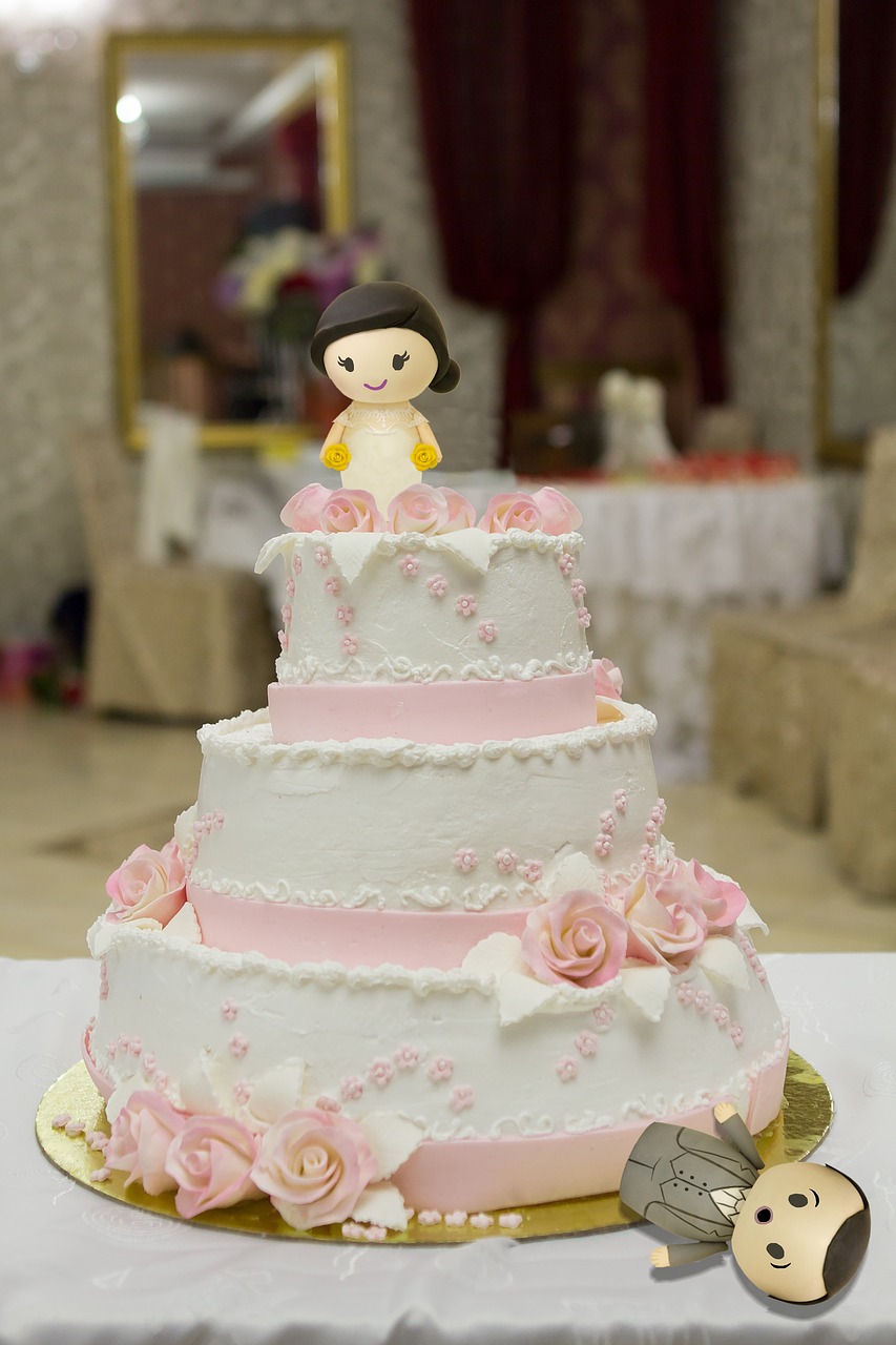 wedding  marriage  cake free photo