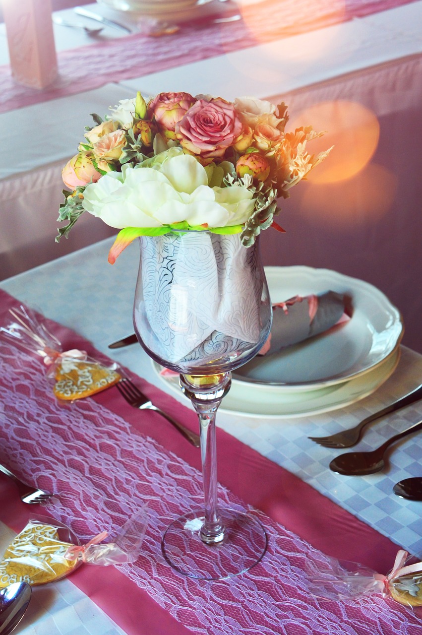 wedding  centerpieces  floral free photo