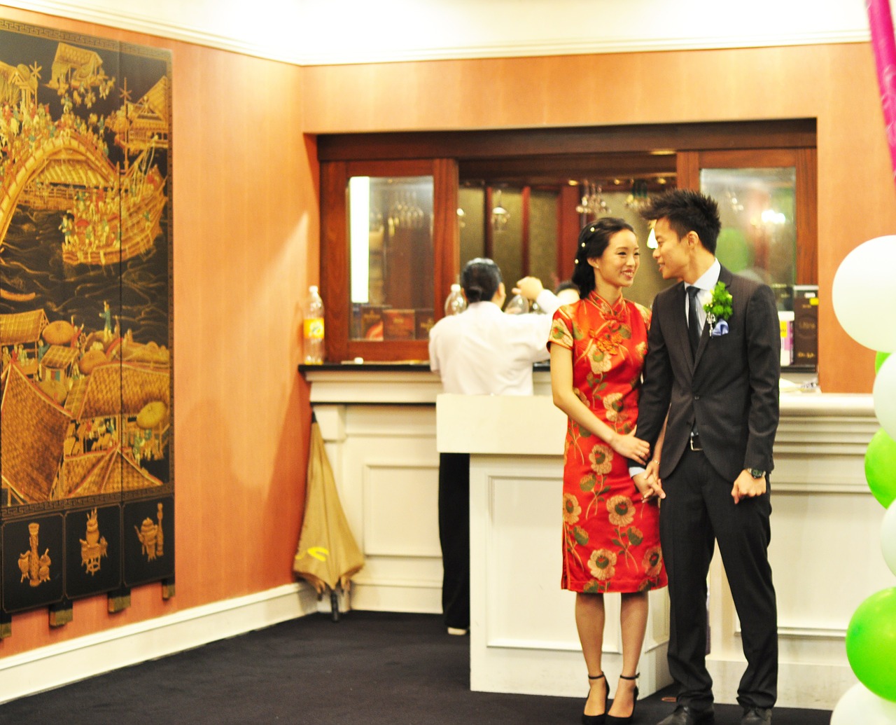 wedding chinese couple free photo