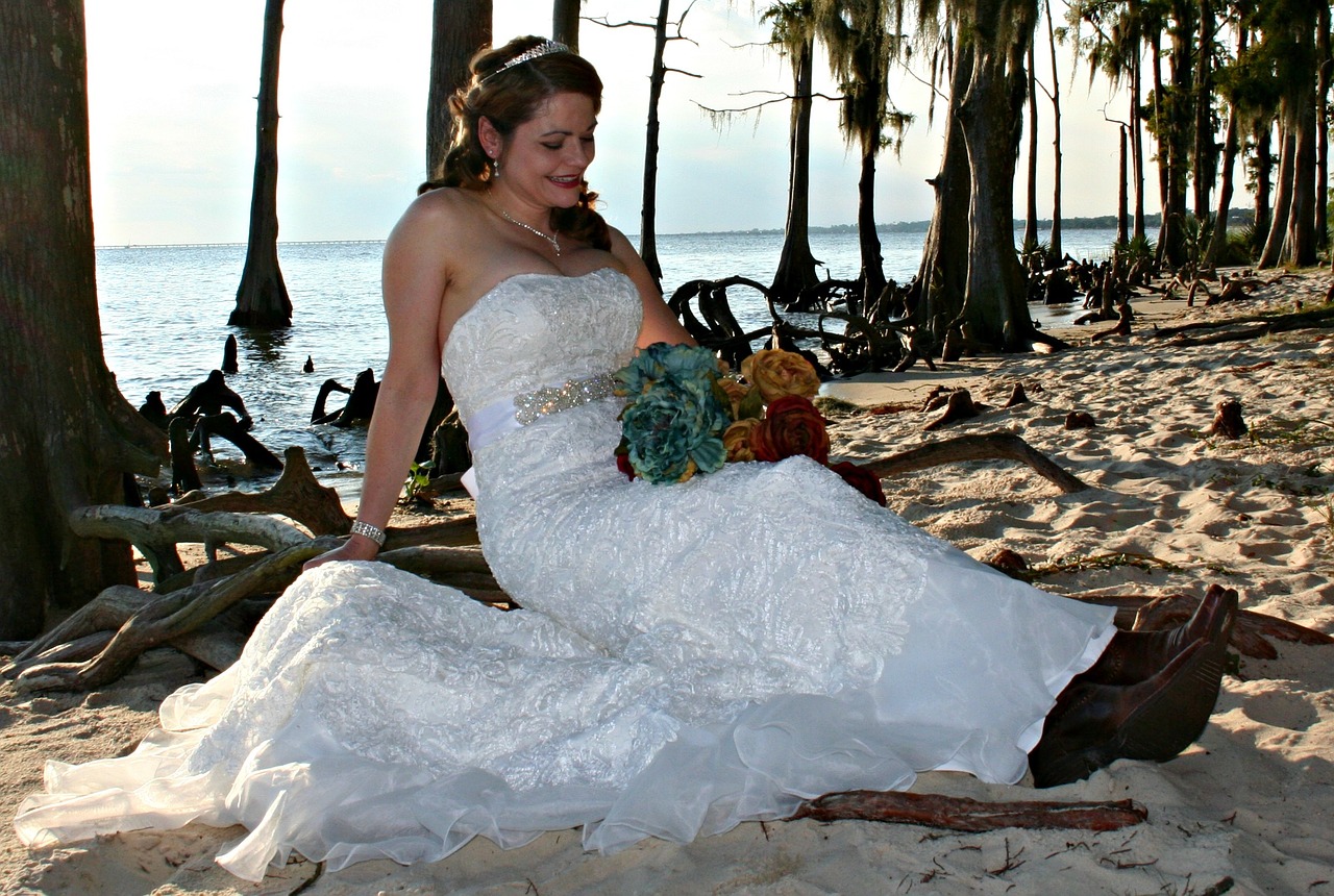 wedding bride floral free photo