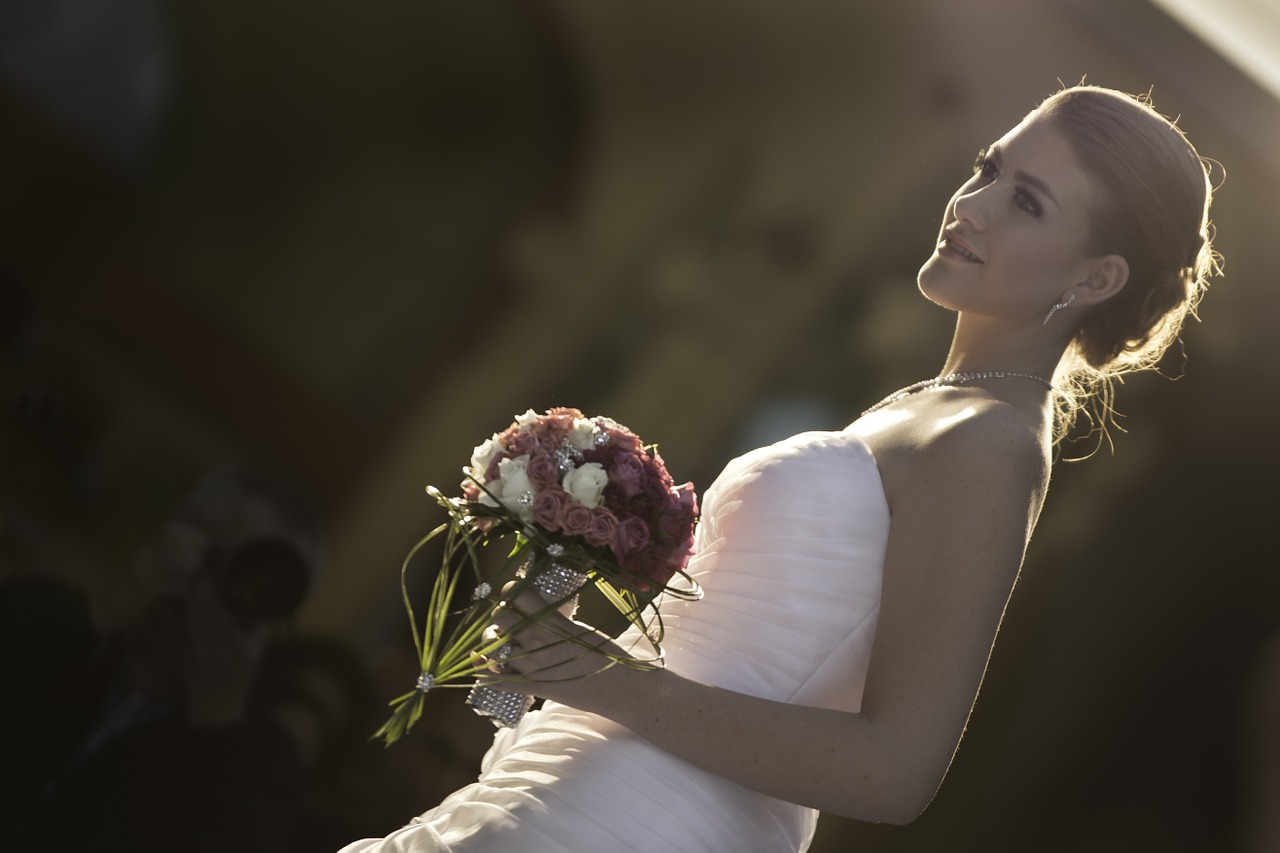 wedding bride flower free photo