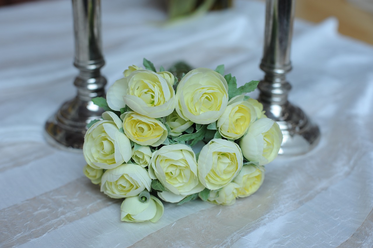 wedding flowers arrangement free photo