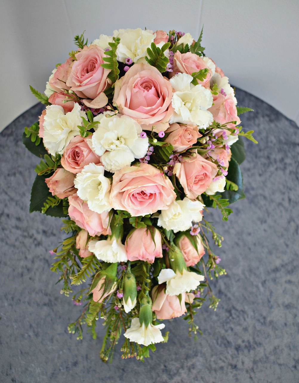 wedding bouquet roses wedding free photo