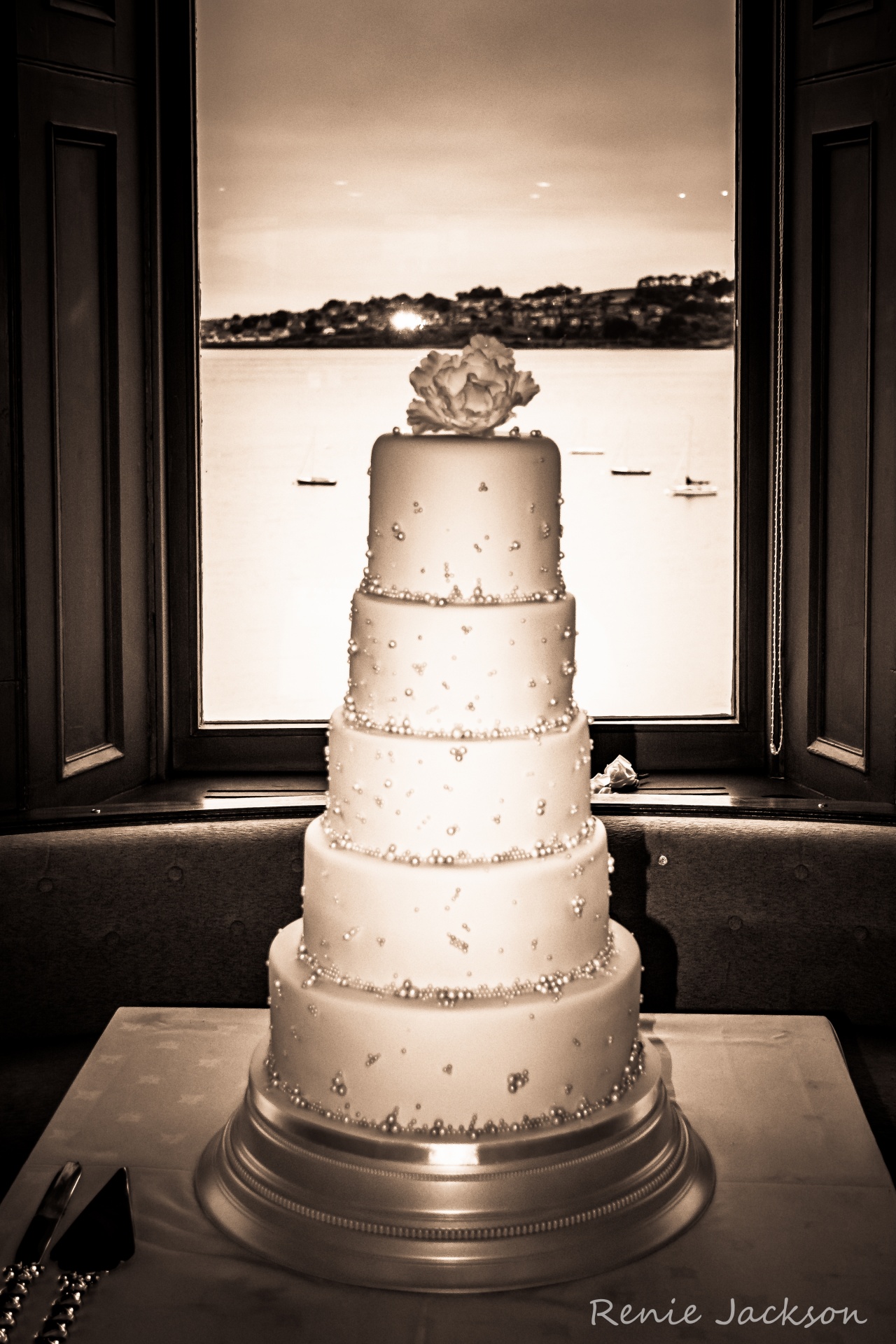 wedding cake window free photo