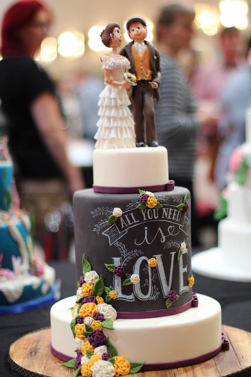 cake wedding cake marry free photo