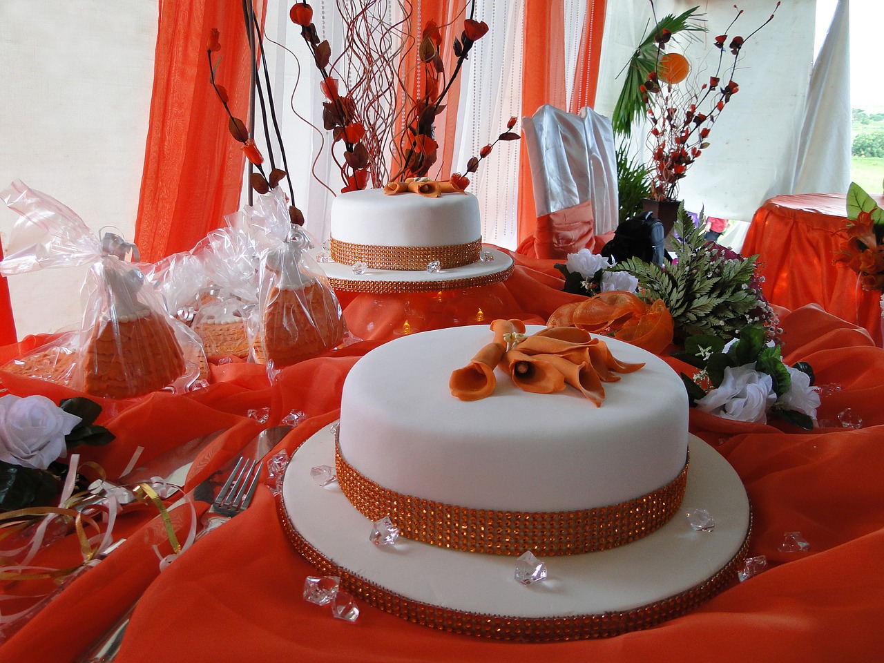 wedding cake reception decoration free photo