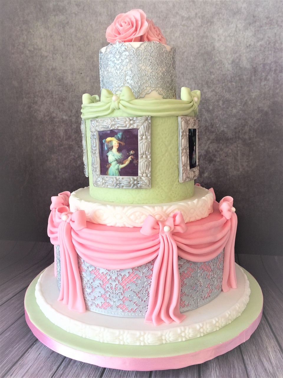 wedding cake  rococo  baroque free photo