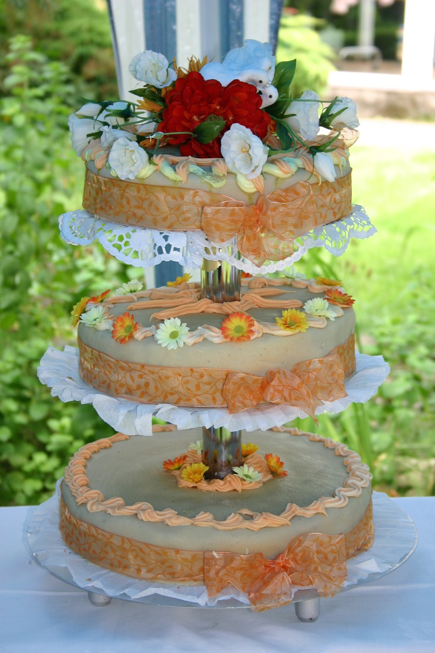 wedding cake cake floors free photo