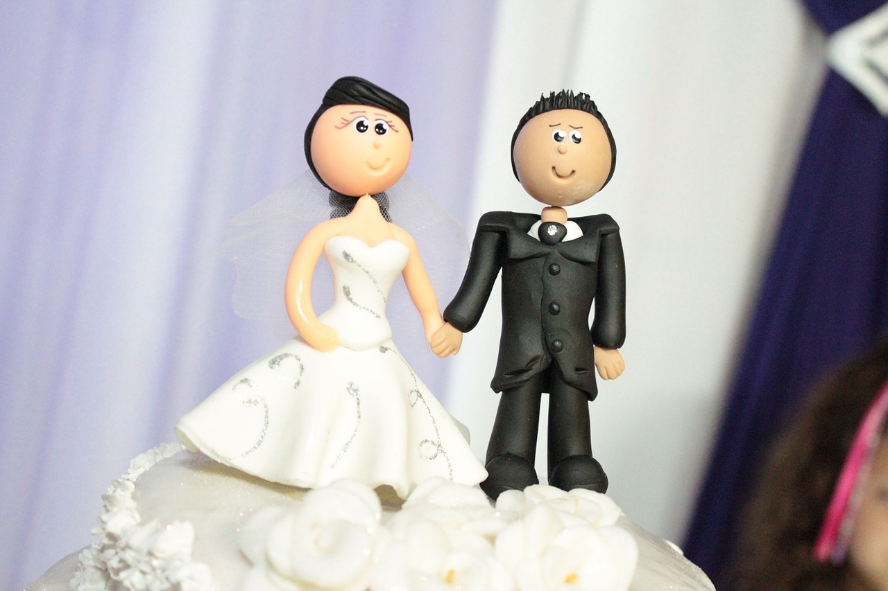 wedding cake toppers decoration marriage free photo