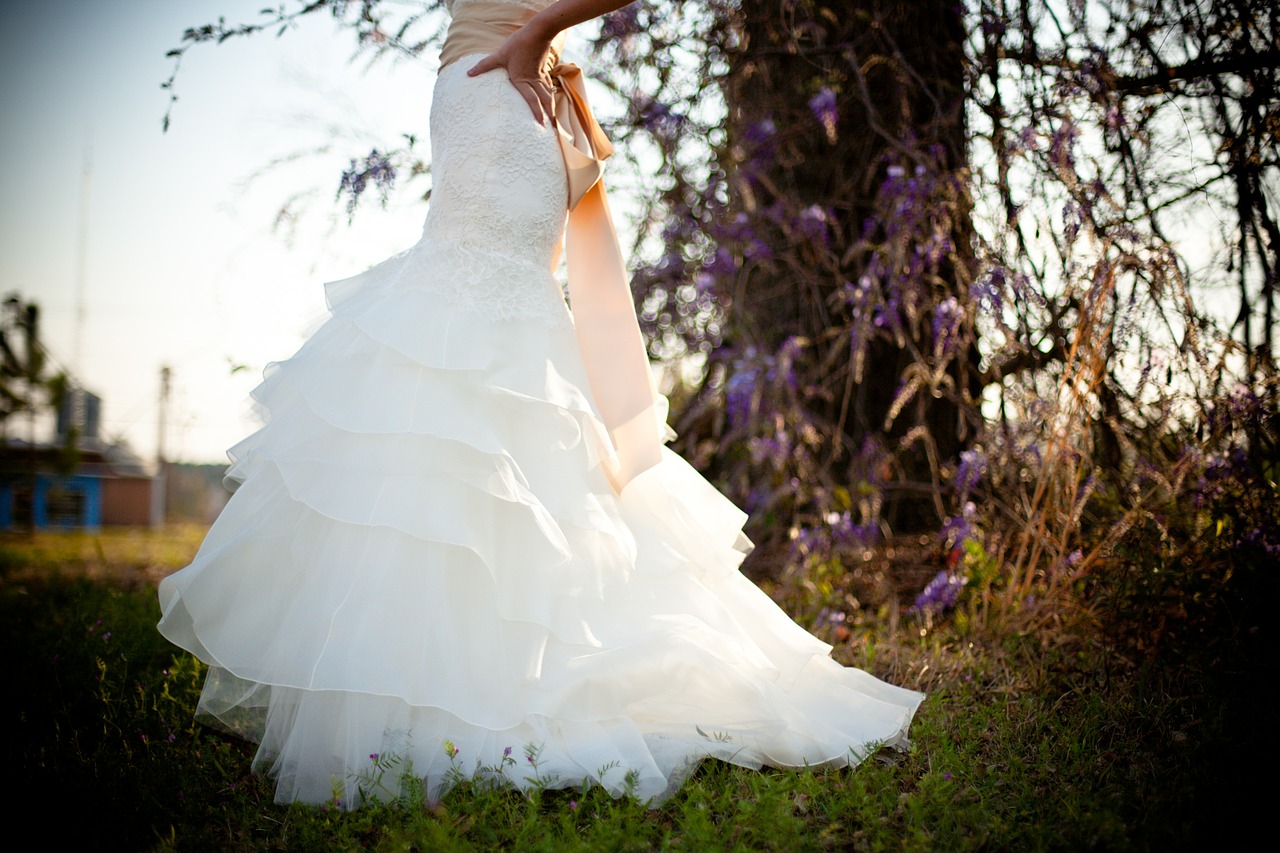 wedding dress dress woman free photo