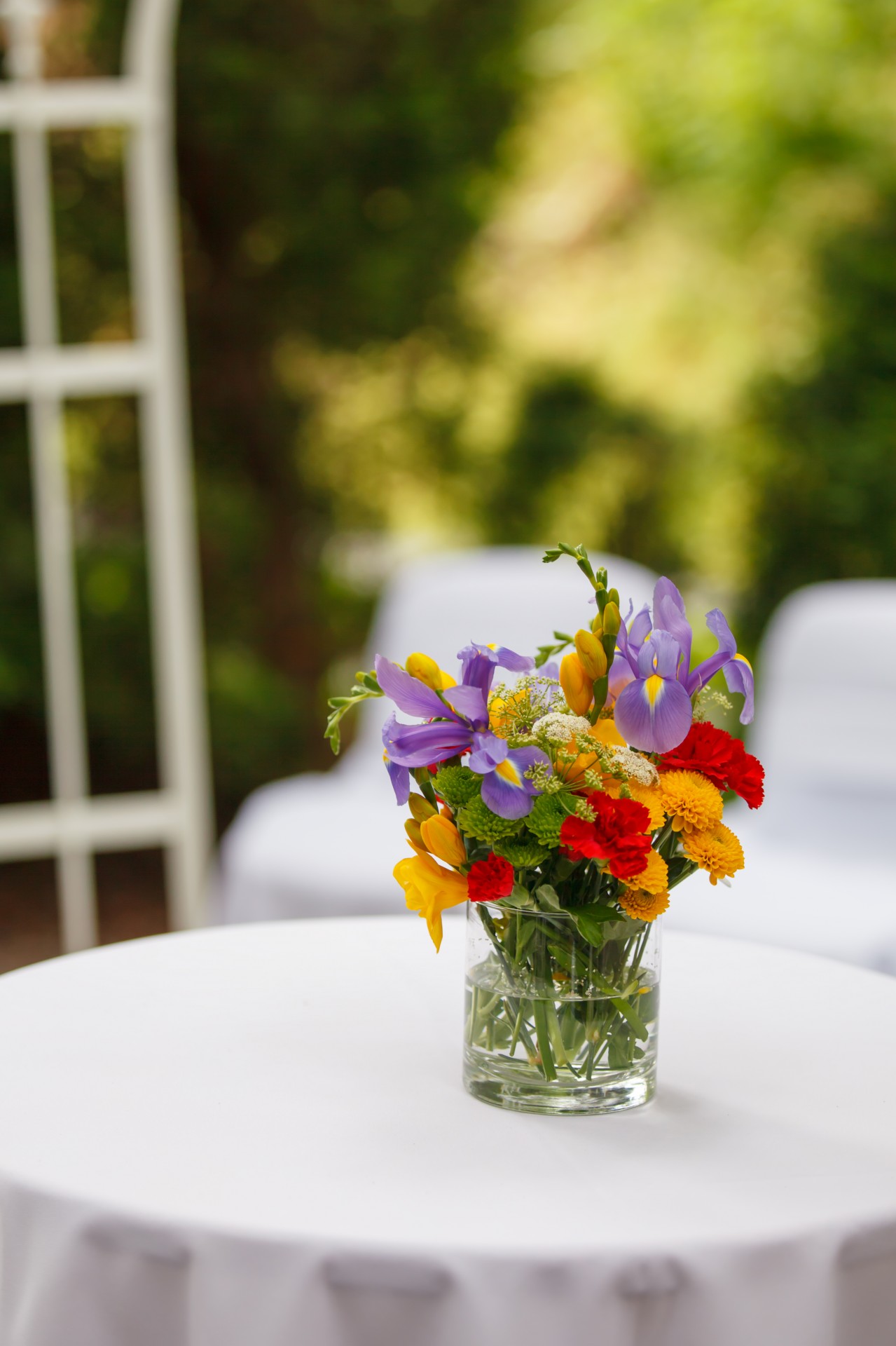 bouquet white flower free photo