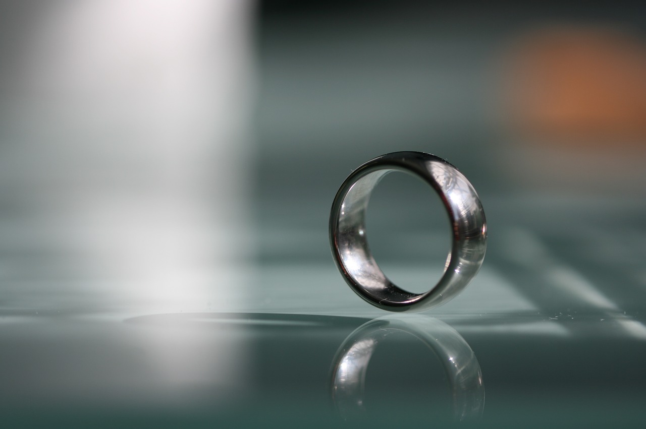 wedding ring ring silver free photo