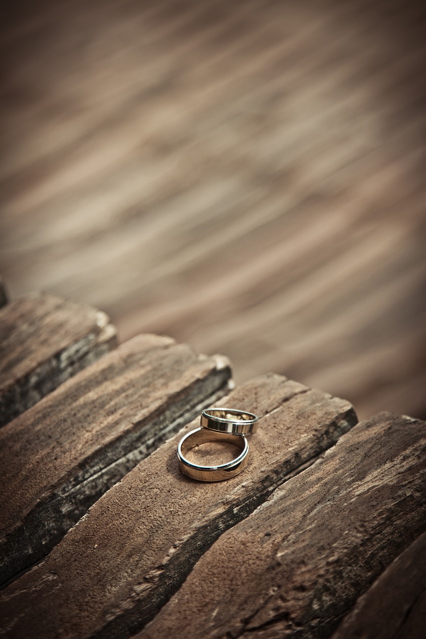 wedding rings gold wedding free photo