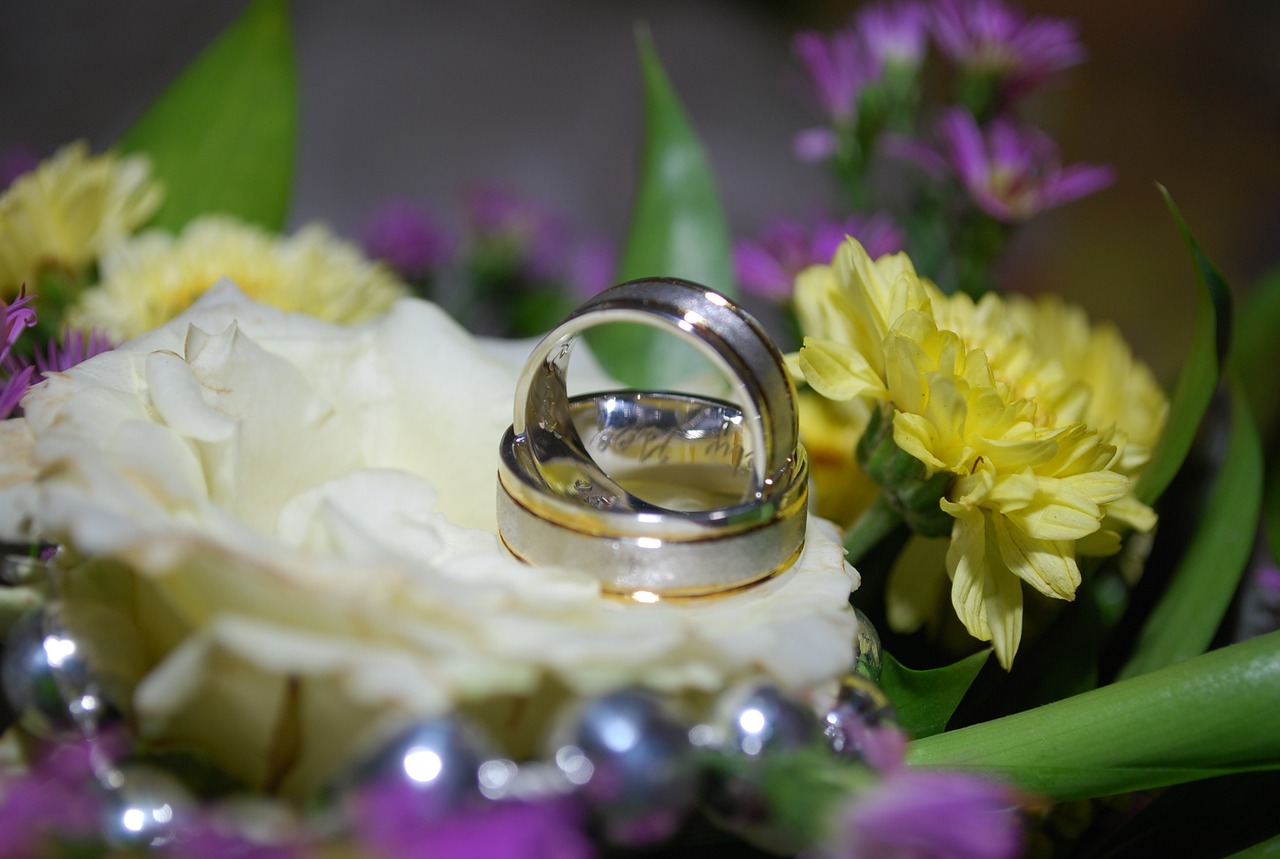 wedding rings marriage wedding free photo