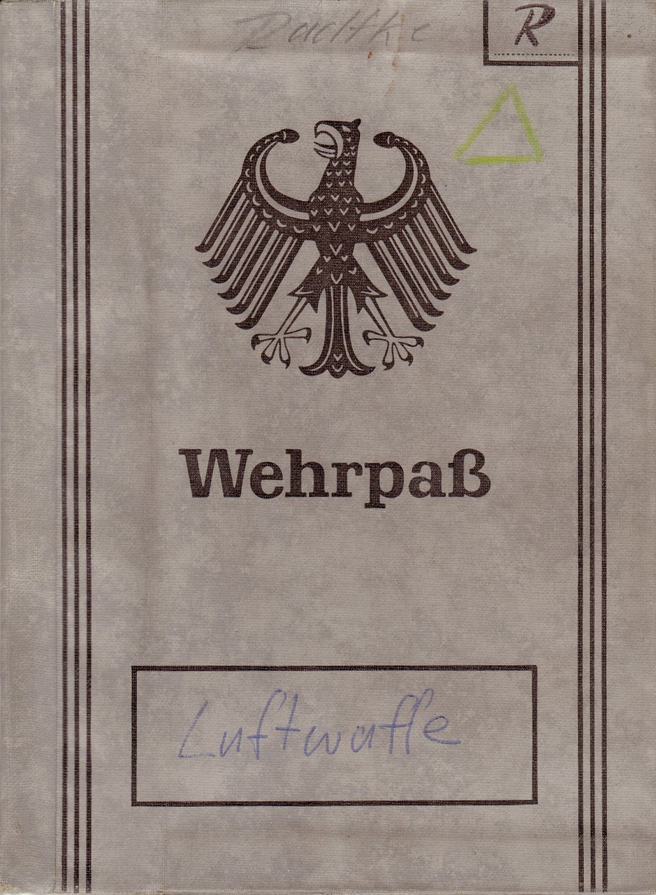 wehrpaß document military free photo