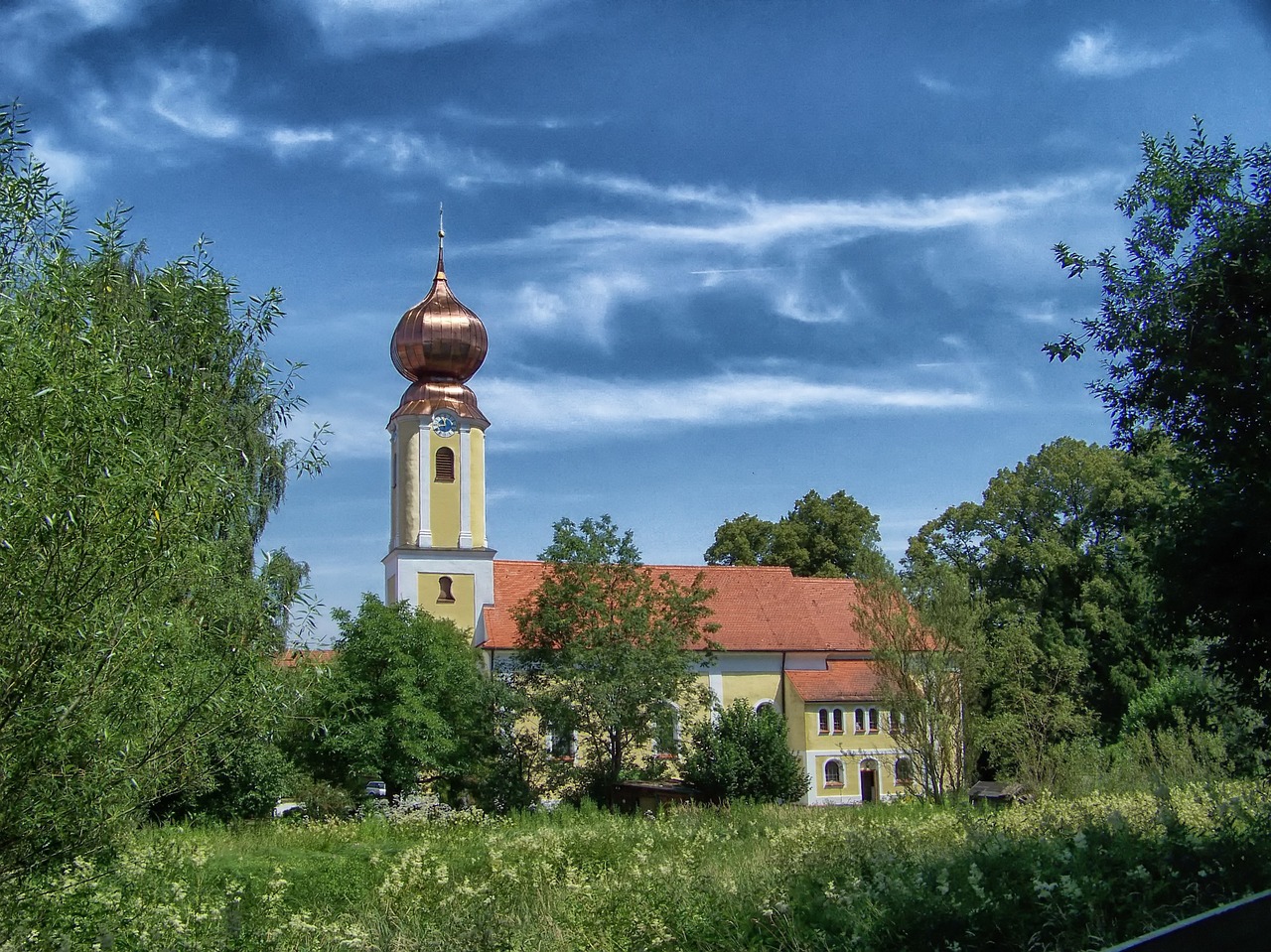 weihmichl germany church free photo