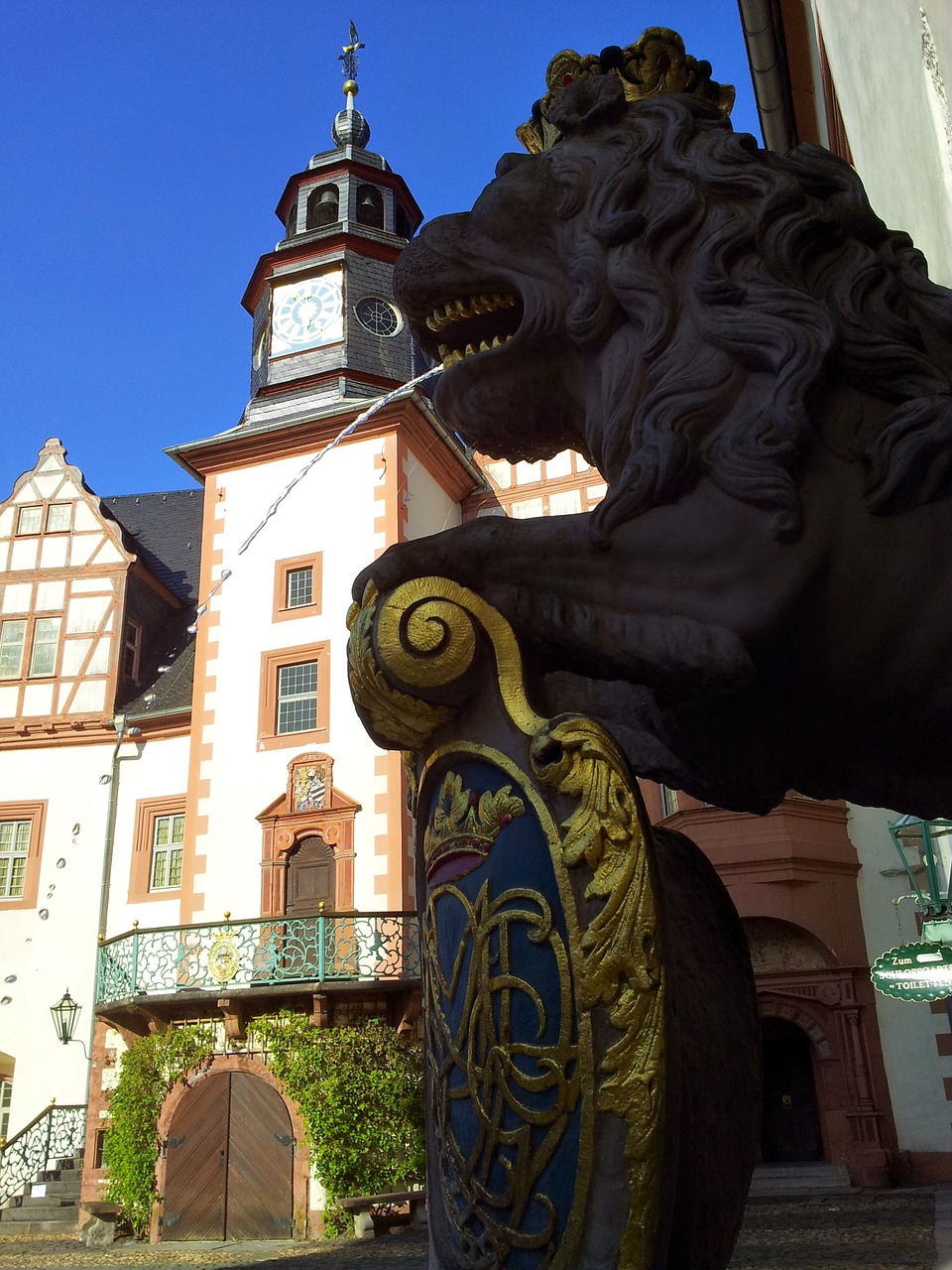 weilburg westerwald fountain free photo