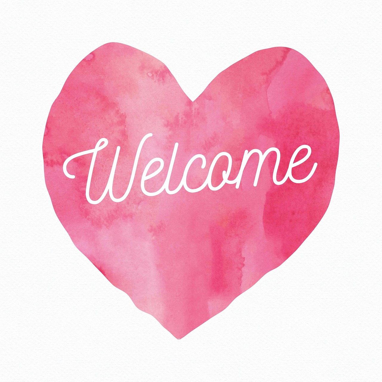 welcome post heart free photo