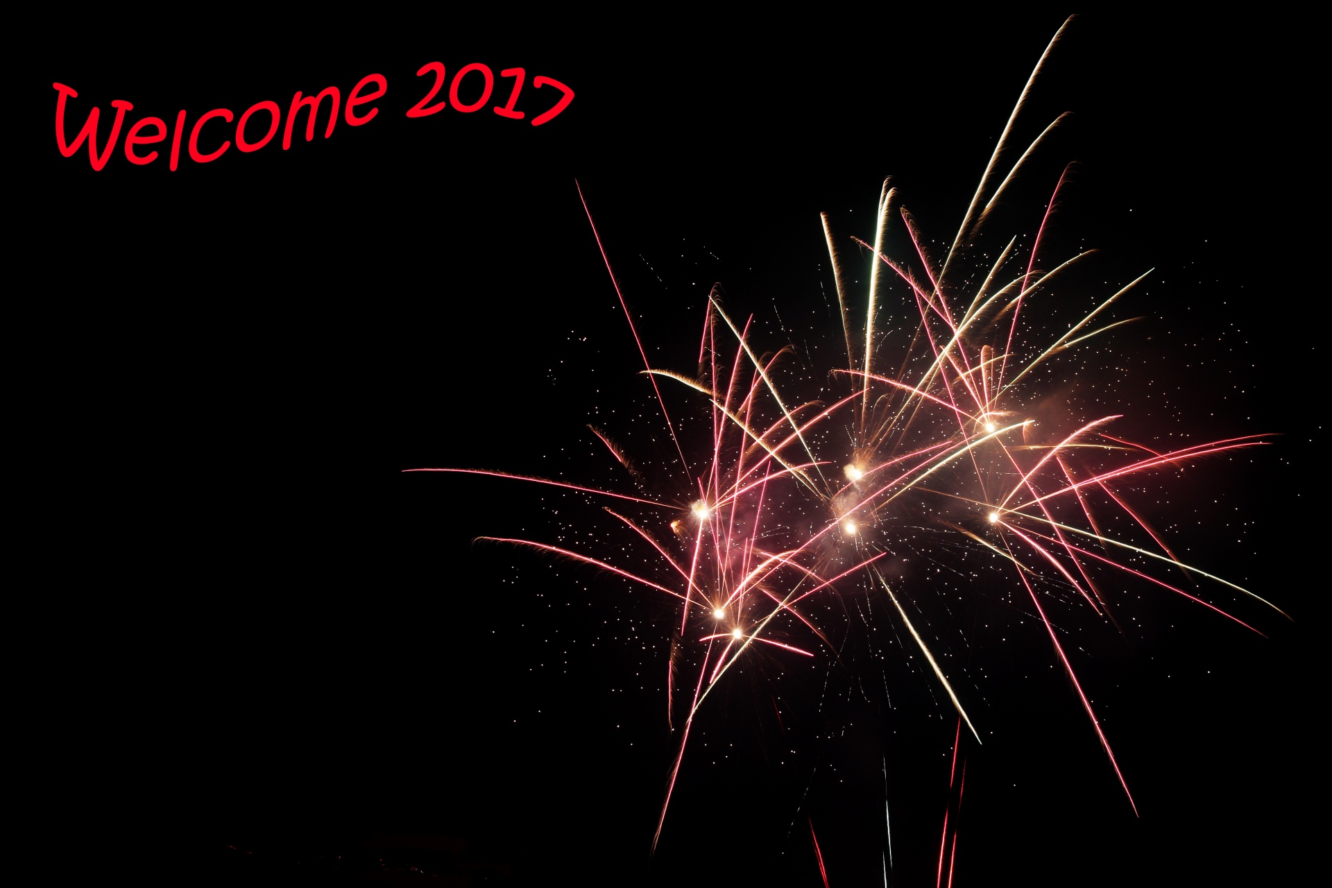 welcome 2017 fireworks welcome 2017 free photo