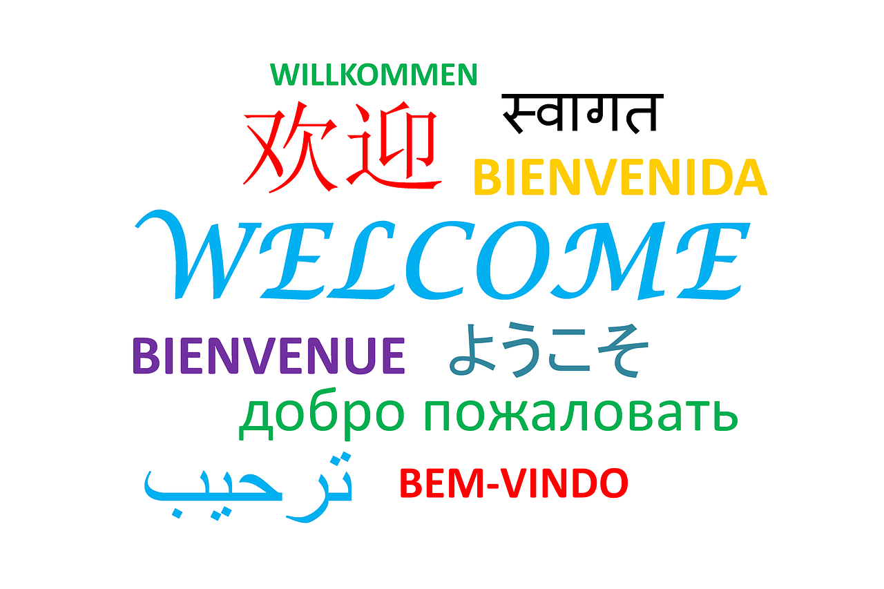 welcome words greeting free photo