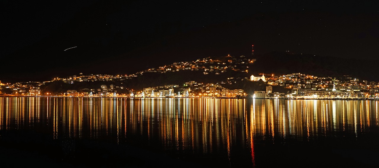 wellington night photograph lighting free photo