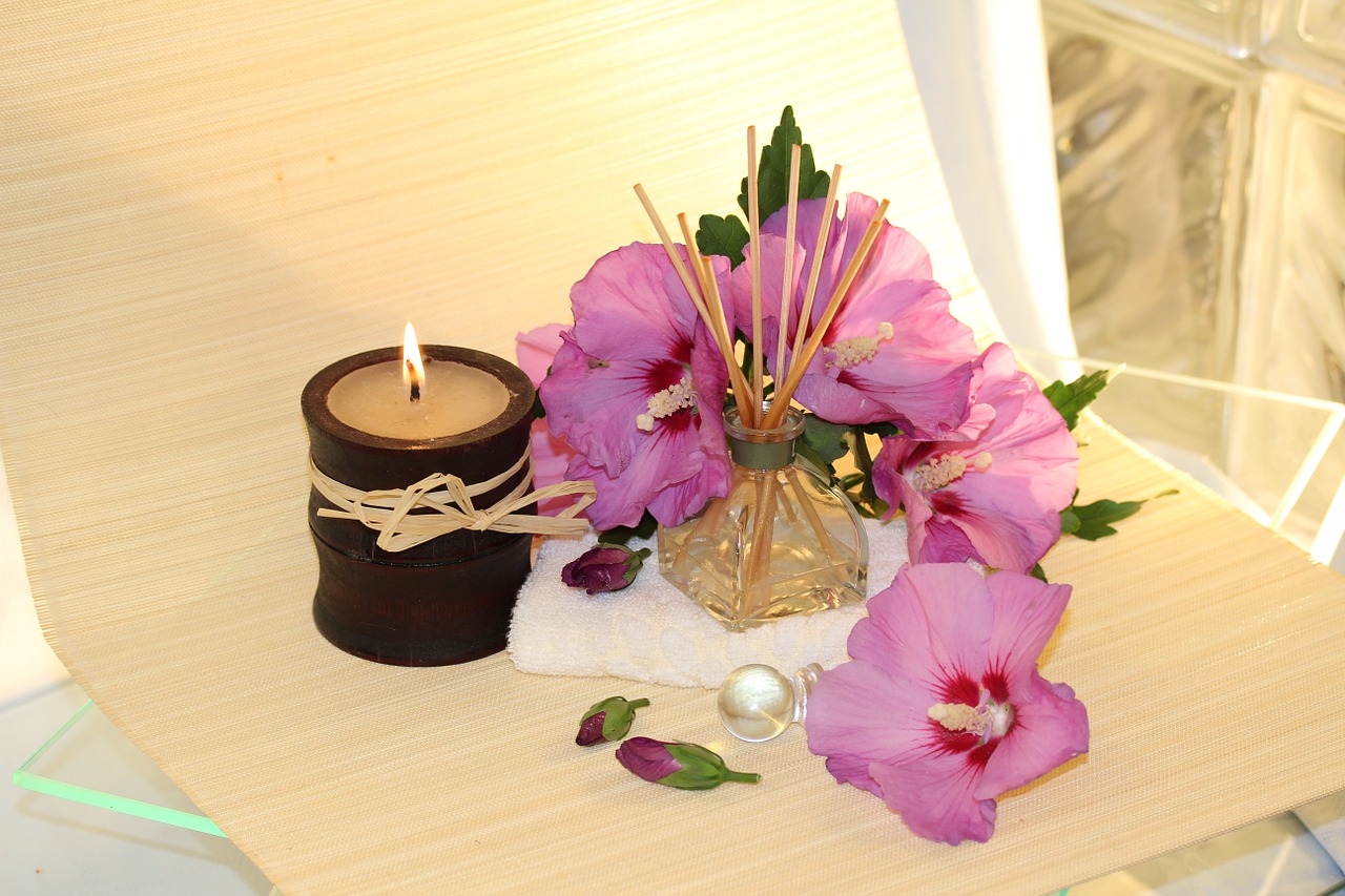 wellness fragrance candle free photo